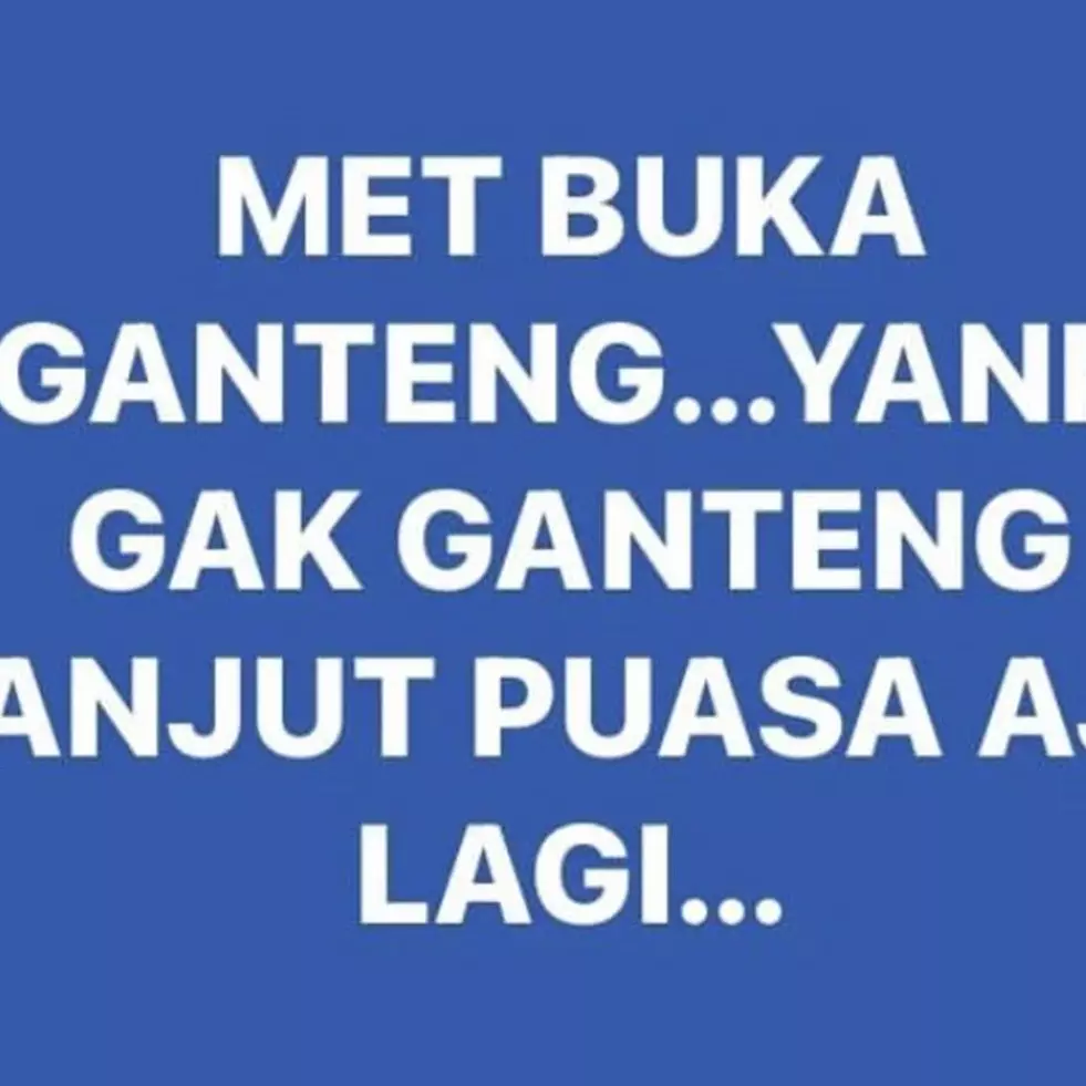 Jangan dicontoh, 11 status kocak soal buka puasa ini bikin geleng kepala