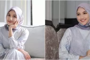 7 Penampilan Erina Gudono saat buka bersama ini tak biasa, tetap pede pakai jilbab meleyot