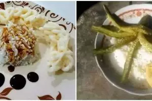 11 Potret kocak plating makanan sederhana ini jadi terlihat mewah, auto mahal harganya