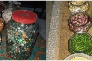 Bukan remahan rengginang, 11 potret nyeleneh isian toples di hari raya ini antara senang atau sedih