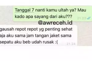 Automusuhan, 11 chat lucu tentang ngasih hadiah ini plot twistnya membangongkan