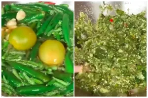 Trik bikin sambal hijau ala rumah makan padang yang wangi, pedas, dan tidak mudah basi