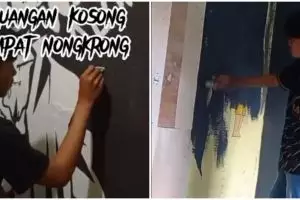 Kreatifnya pria ini makeover ruang kosong jadi tempat nongkrong, 9 potret perubahannya bikin takjub