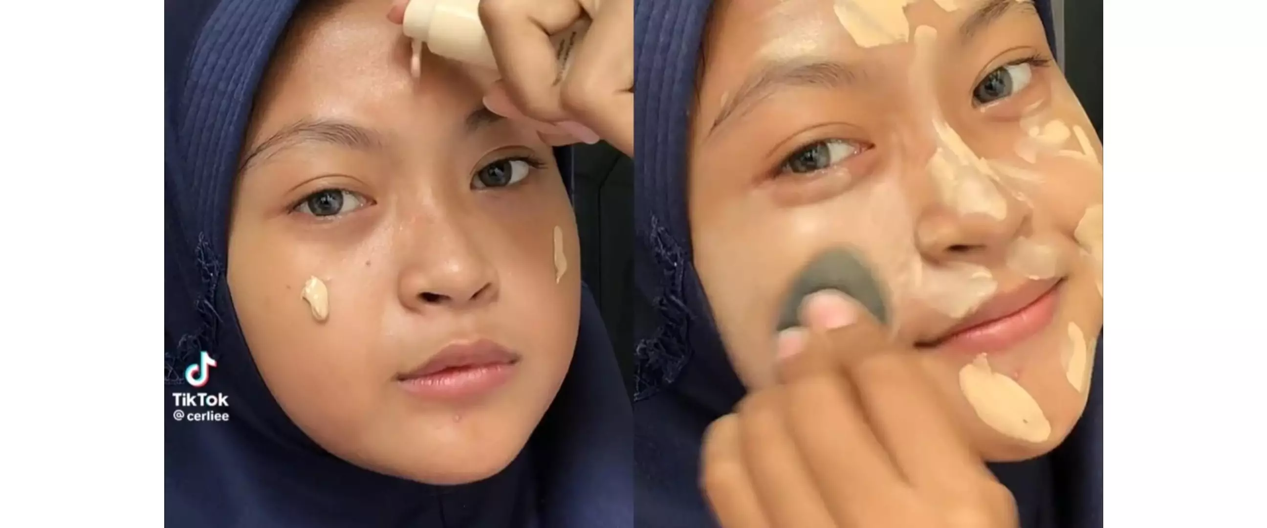 Gadis cilik perlihatkan skill makeup-nya, hasil riasan tak kalah dari MUA
