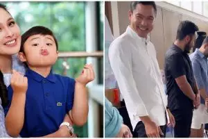 Raphael Moeis anak Sandra Dewi bisa kenali ayahnya saat main games tutup mata, aksinya panen pujian
