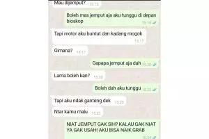 Banyak alasan, 11 chat lucu minta dijemput ini malah bikin gagal paham