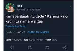 Receh parah, 11 potret lucu tebakan di Twitter ini jawabannya bikin ngakak