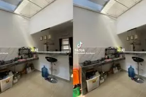 Awalnya nggak karuan, dapur berantakan ini berhasil disulap ala restoran mahal dengan modal minim