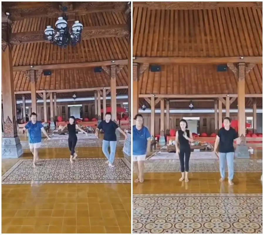 Yuni Shara Soimah belajar menari © Instagram/@yunishara36