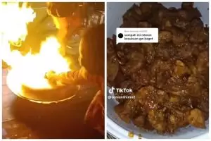 Antimainstream, cara masak bumbu habang ayam 'bom' khas Banjar ini bikin bergidik ngeri-ngeri sedap