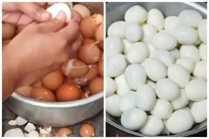 Tanpa tambahan bahan apa pun, ini trik merebus telur agar mudah dikupas, mulus, dan kuning di tengah