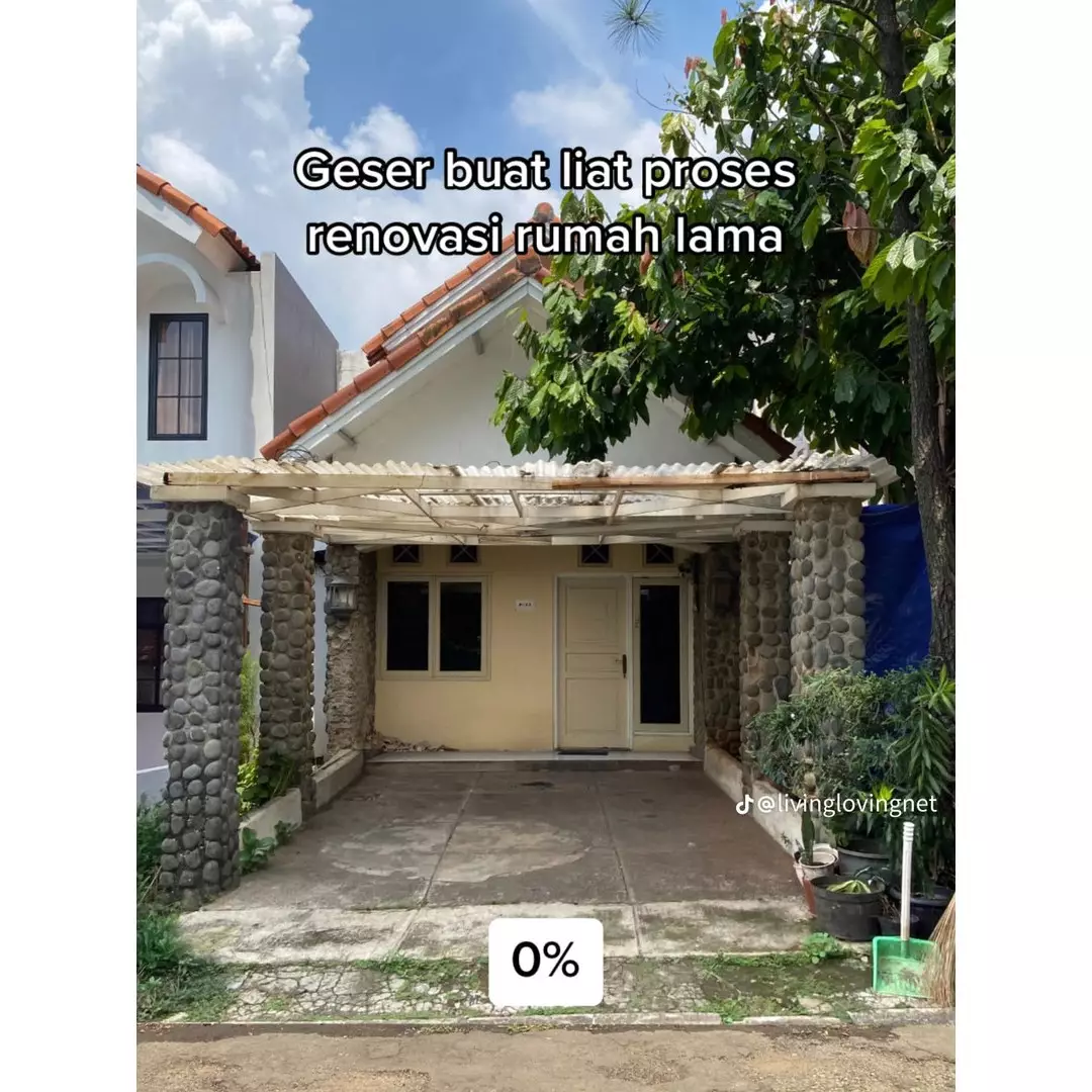 Rumah tua ini dimakeover jadi rumah elit perkotaan, hasil akhirnya tampak asri dan alami