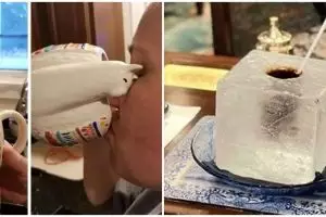 11 Potret desain nyeleneh gelas ini bikin orang susah minum, bentuknya di luar nalar