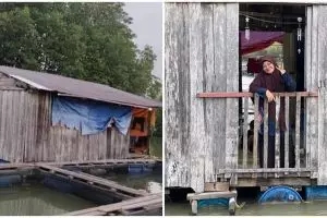 Jauh dari kesan mewah, 11 potret rumah apung berbilik kayu ini dalamnya bikin betah