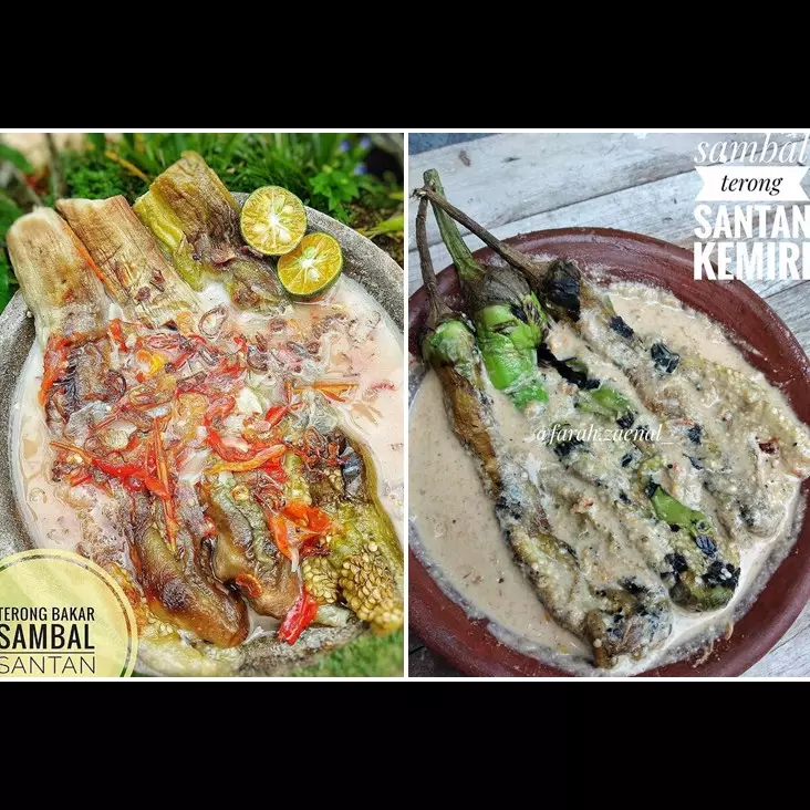13 Resep olahan terong bakar santan lezat, sederhana, dan mudah dibuat