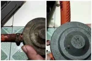 Kinclong lagi kurang dari 5 menit, ini cara simpel bersihkan selang gas LPG yang berkerak