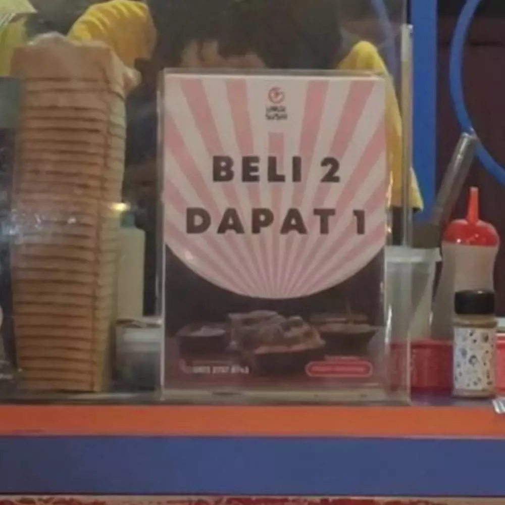 beli satu gratis satu © berbagai sumber
