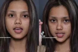 Perubahan wanita Indonesia usai dirias MUA ini bikin geger, potretnya mirip artis Bollywood Esha Deol