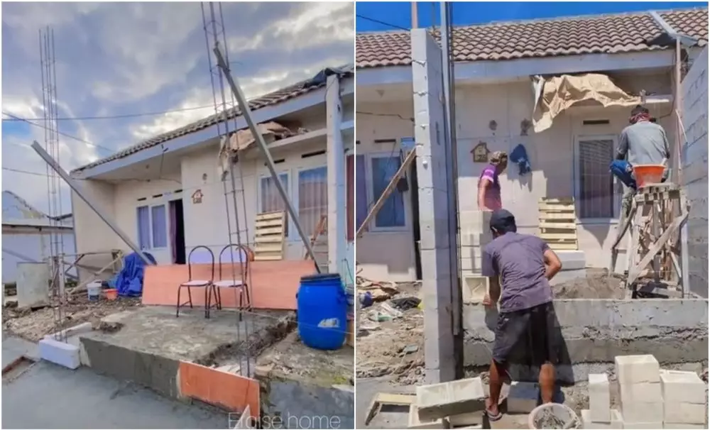 makeover fasad rumah subsidi © berbagai sumber