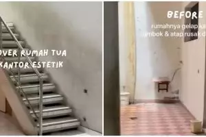 Rumah tua ini dimakeover jadi kantor online shop bergaya Korean style, hasilnya bikin terpukau