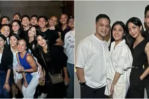 Tak segan rangkulan, 9 potret Jonathan Frizzy dan Ririn Dwi Ariyanti di momen ultah disebut go public