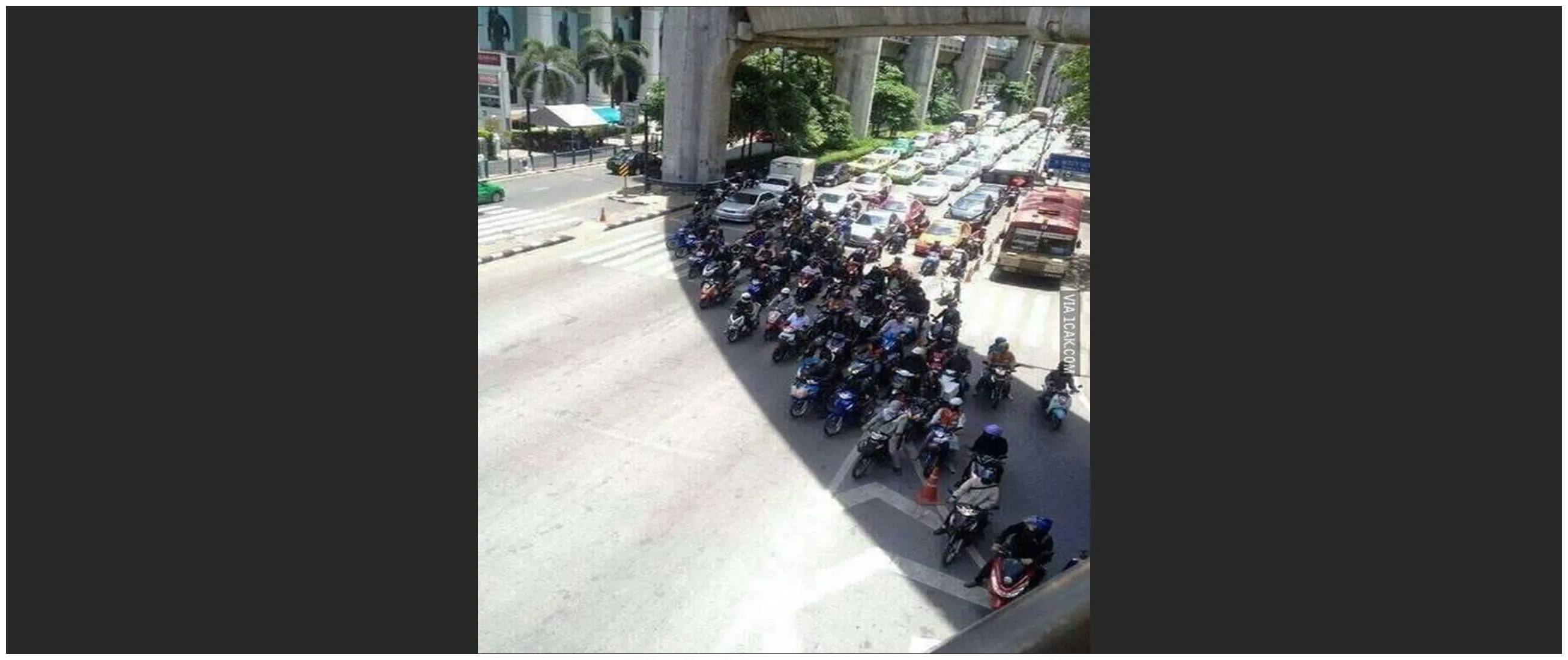 Cara unik di tengah terik, 11 potret kocak orang kepanasan di jalan bikin nyengir nggak habis pikir