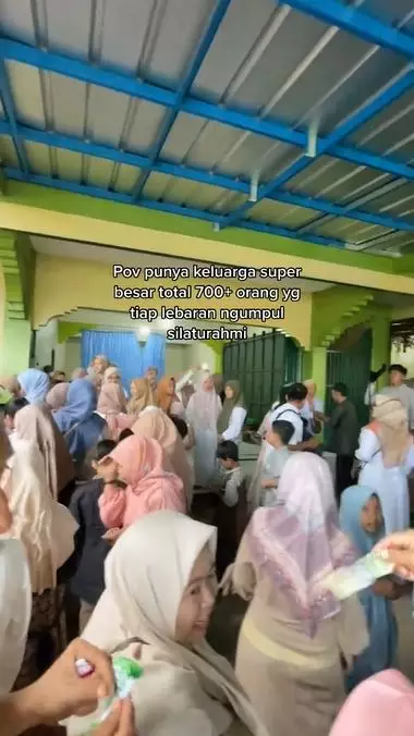 momen keluarga super besar saat Lebaran TikTok momen keluarga super besar saat Lebaran TikTok