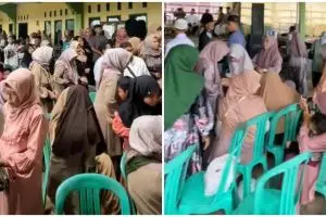 Viral momen halalbihalal Lebaran keluarga super besar, yang datang 700 orang sampai bikin daftar hadir