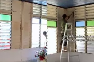 Makeover ruang tamu rumah kayu jadi estetik dan modern, 9 potretnya bikin melongo