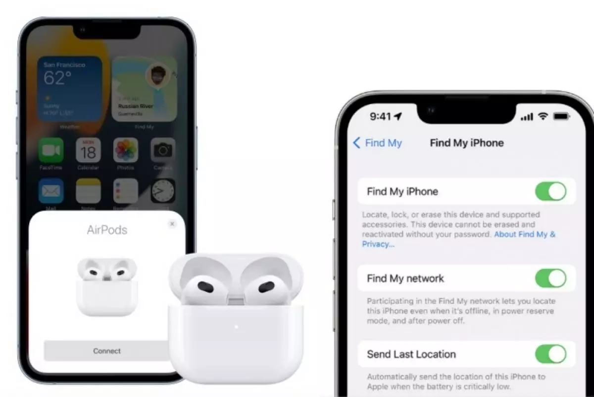 Cara menambahkan AirPods ke fitur Find My iPhone, biar gampang ditemukan saat hilang