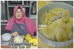 Pakai 1 bahan, ini trik supaya potongan buah pisang yang sudah dikupas tetap kuning dan tak menghitam