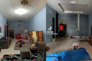 Awalnya berantakan, transformasi ruang keluarga setelah direnovasi ini bak aula hotel bintang 5