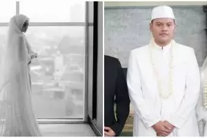 Pernah diisukan dekat dengan Sule, ini 10 momen Memes Prameswari menikah kenakan gaun pengantin hijab