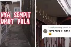 Rumah di gang sempit dan lumutan tapi dalamnya mewah seperti hunian sultan, intip 7 potretnya