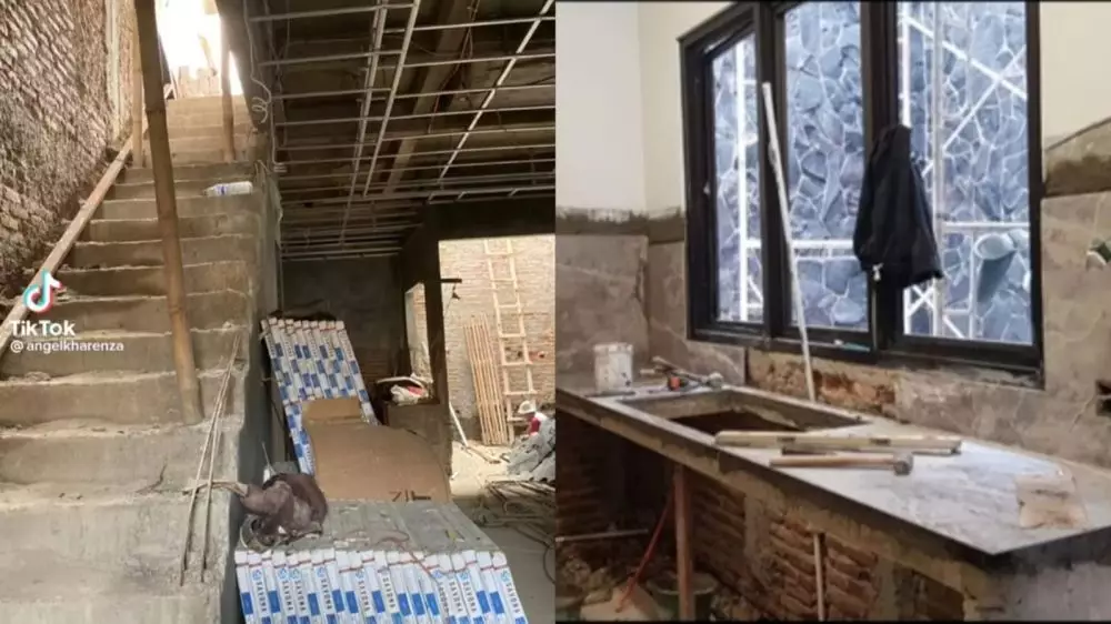 Hasil desain sendiri, potret rumah ini © TikTok Hasil desain sendiri, potret rumah ini © TikTok