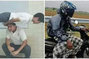 Jago banget, 11 potret kocak orang pamer skill nggak biasa ini cuma ahli yang bisa