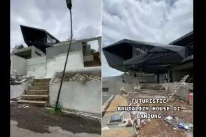 Sempat dibilang alay, rumah di Bandung berdesain brutal ini disebut mirip markas Iron Man