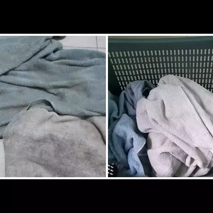 Tanpa air panas, begini trik mencuci handuk dapur kotor hanya dengan satu bahan