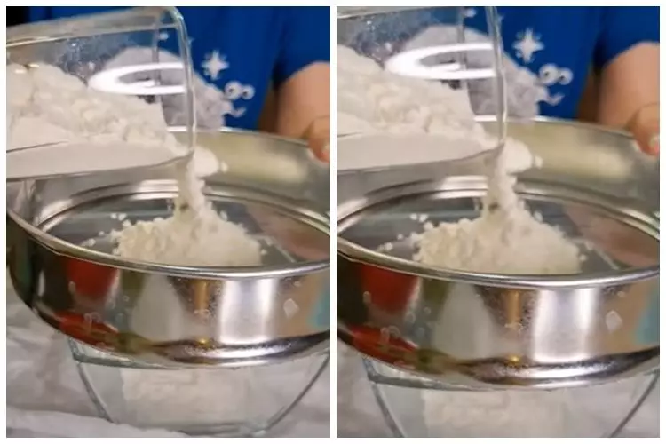 Tak banyak yang tahu, ini trik unik ayak tepung supaya tidak berserakan dan menggumpal