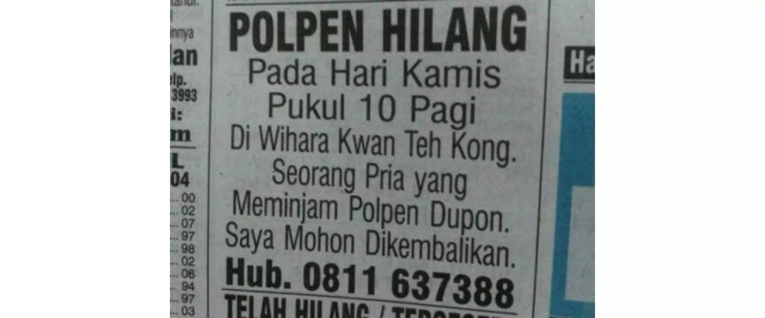 11 Potret lucu iklan di koran ini bikin nggak bisa berkata-kata, maunya apa sih?