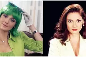 Tante rambut palsu di Carita de Angel mainkan peran antagonis di Rosalinda, intip 9 beda gaya aktingny