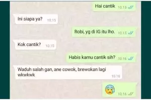 Sok asyik banget, 13 chat lucu diajak kenalan orang nggak dikenal ini endingnya bikin kesal