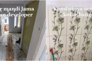 Kamar mandi rumah subsidi sempit dan kumuh ini dimakeover jadi beda total, hasilnya estetik pol