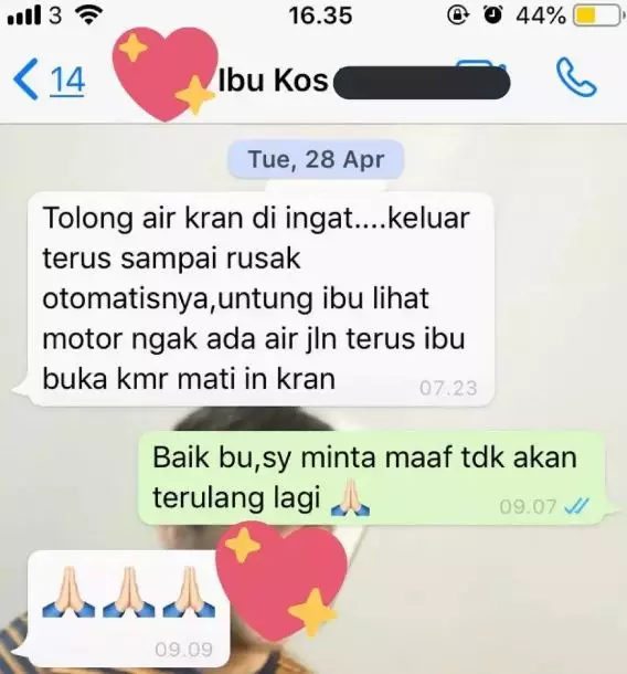 Chat lucu peringatan dari ibu kos Berbagai sumber Chat lucu peringatan dari ibu kos Berbagai sumber