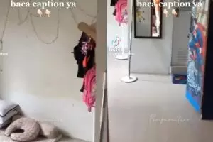 Kamar sempit ini dimakeover jadi estetik dengan ruangan tersembunyi, potret terbarunya bikin terpana