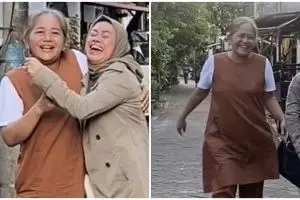 Momen haru pertemuan dua sahabat SMA setelah 30 tahun berpisah, sempat lupa nama dan kebingungan