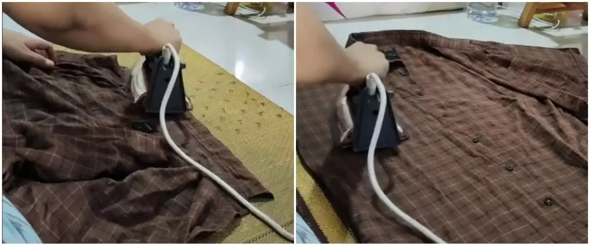 Tak perlu dikancingkan, trik mudah menyetrika kemeja ini auto bikin rapi dan nggak pakai ribet