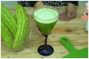 Tanpa tambahan bahan apa pun, begini trik bikin jus pare supaya tak pahit