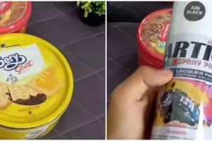 Manfaatkan 1 barang bekas, trik bikin hiasan dinding estetik ini nggak bikin kantong jebol