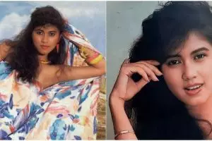 Kini jual baju bekas, ini 11 potret terbaru Sally Marcellina yang kerap tampil terbuka di Warkop DKI